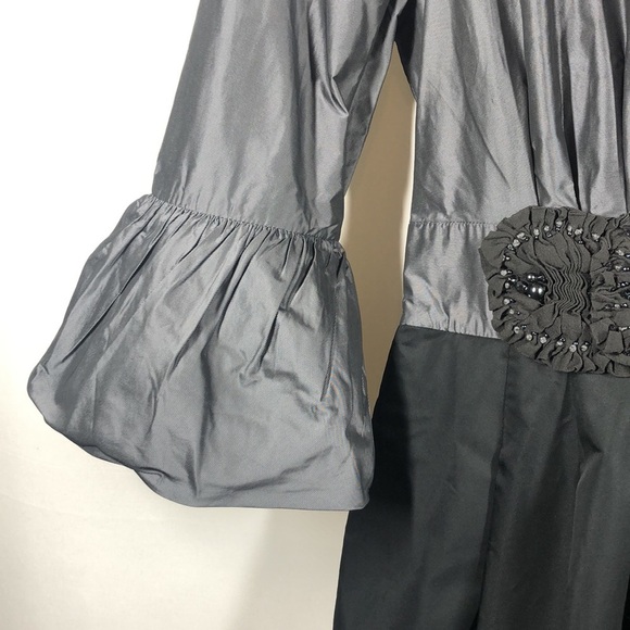 BCBG MaxAzria dress gray and black waist - Picture 4 of 11